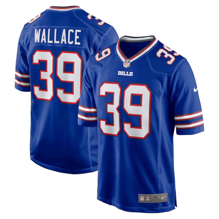 Men Buffalo Bills #39 Levi Wallace Nike Royal Game NFL Jersey